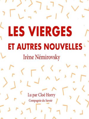 cover image of Les vierges et autres nouvelles